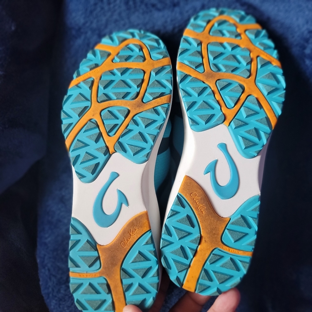 OluKai Women 6 Miki Trainer Laceless Outdoor Sneaker Quick Dry Water Shoes Blue - Picture 3 of 11